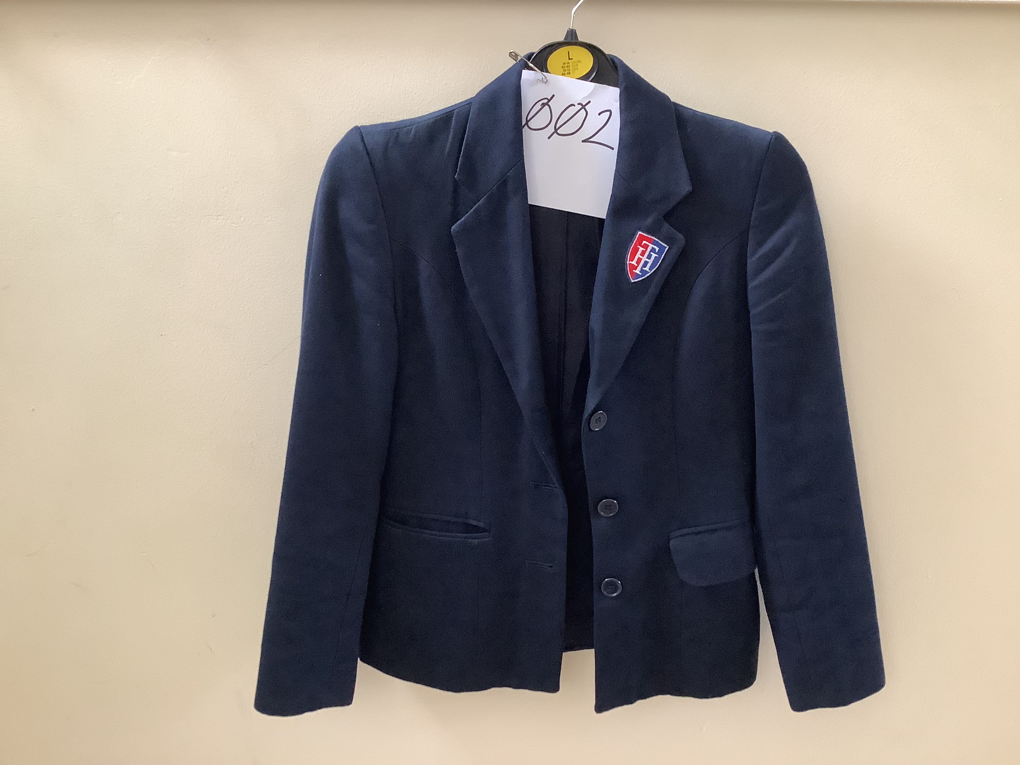 Navy Blue School Blazer with Crest